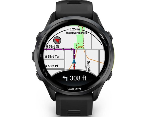Смарт-годинник Garmin Forerunner 970, Black/Amp Yellow, GPS (010-02969-10)
