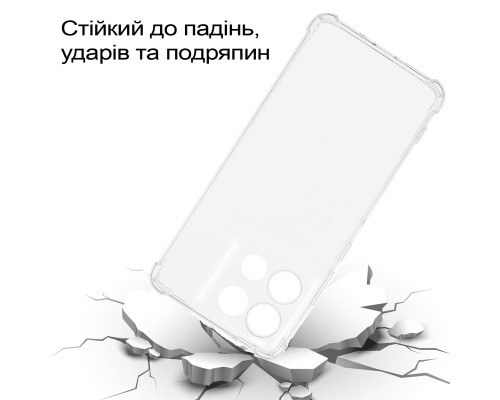 Чохол до мобільного телефона BeCover Anti-Shock Motorola Moto G86 Clear (713803)