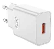 Зарядний пристрій XO USB-A QC18W White (L127.white)