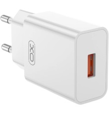 Зарядний пристрій XO USB-A QC18W White (L127.white)