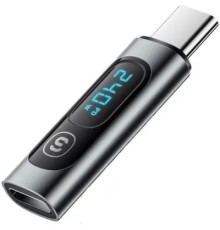 Перехідник USB-C F to USB-C M digital display Essager (EZJTT-TX0G-P)