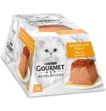 Паштет для котів Purina Gourmet Revelations мус з куркою 2х57 г (7613287070081)
