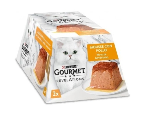 Паштет для котів Purina Gourmet Revelations мус з куркою 2х57 г (7613287070081)