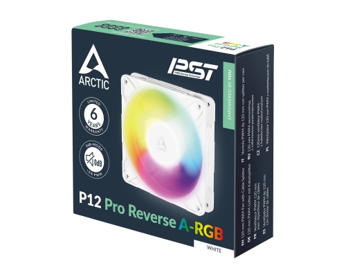 Кулер до корпусу Arctic P12PRO REV ARGB WHITE (ACFAN00325A)