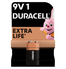 Батарейка Duracell 9V лужна 1шт. в упаковці (5000394066267 / 81483681)