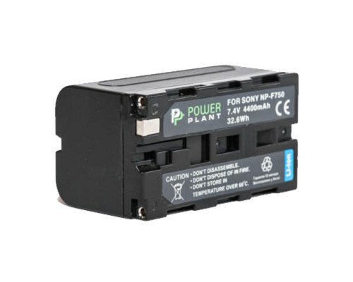 Акумулятор до фото/відео PowerPlant Sony LED NP-F750 4400mAh (DV00DV1366) 