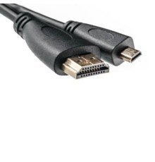 Кабель мультимедійний HDMI A to HDMI D (micro), 0.5m PowerPlant (KD00AS1241)