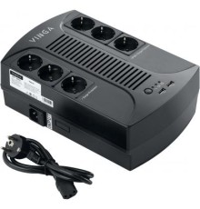 Пристрій безперебійного живлення Vinga 800VA-PU, 2USB*5V /1A (VPP-800U)