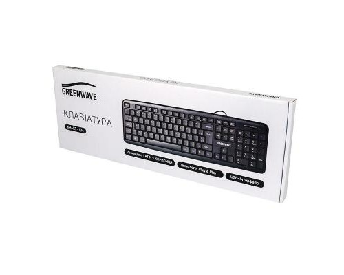 Клавіатура Greenwave KB-ST-104, black (R0014215)
