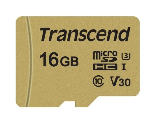 Карта пам'яті Transcend 16GB microSDHC class 10 UHS-I U3 V30 (TS16GUSD500S) Карта пам'яті Transcend 16GB microSDHC class 10 UHS-I U3 V30 (TS16GUSD500S)