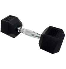 Гантель HouseFit шестигранна обгумована 5 кг (DD 6442-5)