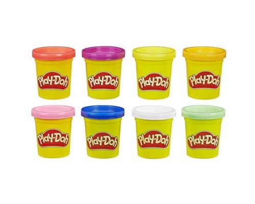 Набір для творчості Hasbro Play Doh 8 кольорів Веселка (E5044_E5062)