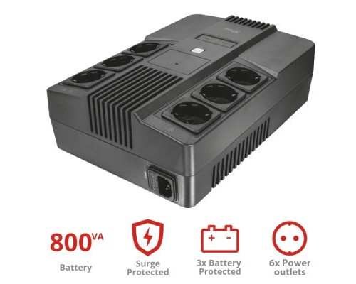 Пристрій безперебійного живлення Trust Maxxon 800VA UPS (23326_TRUST)