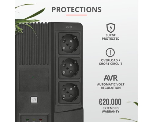 Пристрій безперебійного живлення Trust Maxxon 800VA UPS (23326_TRUST)