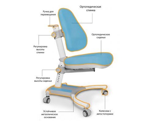 Дитяче крісло Evo-kids Omega KBL (Y-220 KBL)