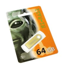 USB флеш накопичувач Hi-Rali 64GB Shuttle Series Gold USB 2.0 (HI-64GBSHGD)