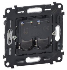Комп'ютерна розетка LEGRAND подвійна RJ45 Кат.5е UTP Valena IN'MATIC (753041)