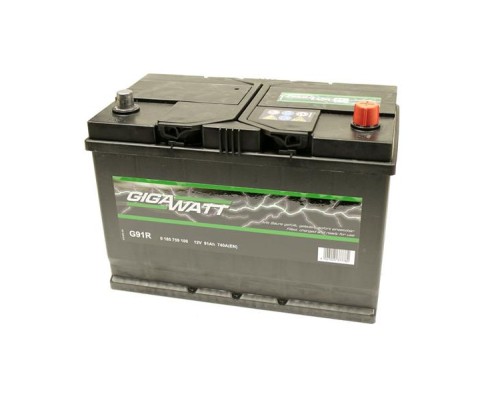 Акумулятор автомобільний GigaWatt 91А (0185759100)