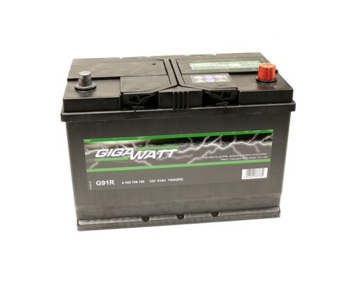 Акумулятор автомобільний GigaWatt 91А (0185759100)