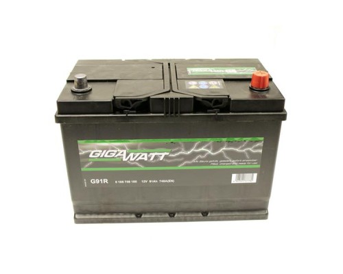 Акумулятор автомобільний GigaWatt 91А (0185759100)