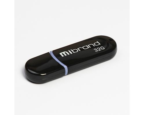 USB флеш накопичувач Mibrand 32GB Panther Black USB 2.0 (MI2.0/PA32P2B) 