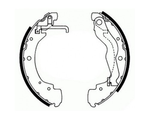 Гальмівні колодки Bosch 0 986 487 895