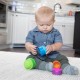 Розвиваюча іграшка Fat Brain Toys Пірамідка тактильна Чашки dimpl stack (F293ML)