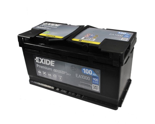 Акумулятор автомобільний EXIDE PREMIUM 100A (EA1000)