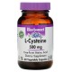 Амінокислота Bluebonnet Nutrition L-Цистеин 500 мг, L-Cystein, 60 вегетаріанських капсул (BLB0038) 