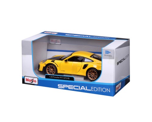 Машина Maisto Porsche 911 GT2 RS жовтий 124 (31523 yellow)