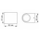Світильник Videx LED AR031 IP54  3W 2700K (VL-AR031-032B)
