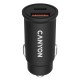 Зарядний пристрій Canyon PD 30W/QC3.0 18W Pocket size car charger (CNS-CCA20B03)