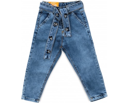 Джинси дитячі Sercino з поясом (58163-128G-blue)