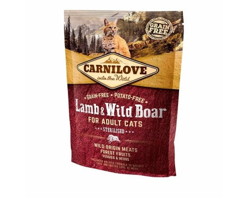 Сухий корм для кішок Carnilove Cat Sterilised 400 г (8595602512324)