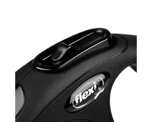 Повідок для собак Flexi New Classic XS трос 3 м (чорний) (4000498022429)