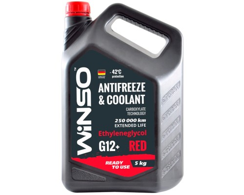 Антифриз WINSO WINSO RED G12+ red 5kg (880910) 