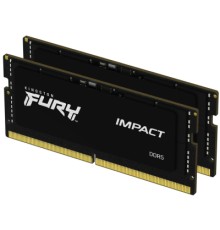 Модуль пам'яті для ноутбука SoDIMM DDR5 64GB (2x32GB) 4800 MHz FURY Impact Kingston Fury (ex.HyperX) (KF548S38IBK2-64)
