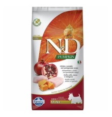 Сухий корм для собак Farmina Grain Free ADULT MINI з гарбузом, куркою, гранатом 7 кг (8010276033635)