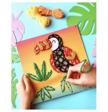 Набір для творчості Let's Craft String Art Тропічні джунглі (SAP002)