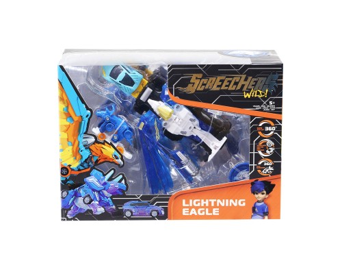 Трансформер Screechers Wild ! S4 L3 - Лайтнінг Ігл (EU685301)