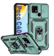 Чохол до мобільного телефона BeCover Military Poco C40 Dark Green (708204)