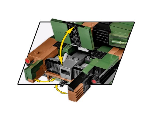 Конструктор Cobi Танк M1A2 SEP v3 Абрамс, 1017 деталей (COBI-2623)