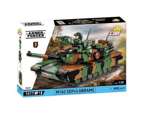 Конструктор Cobi Танк M1A2 SEP v3 Абрамс, 1017 деталей (COBI-2623)