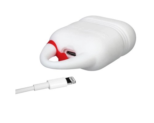 Чохол для навушників Kindon i-Smile для Apple AirPods IPH1430 White (702345)