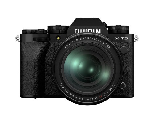 Цифровий фотоапарат Fujifilm X-T5 + XF 16-80 F4 Kit Black (16782571)