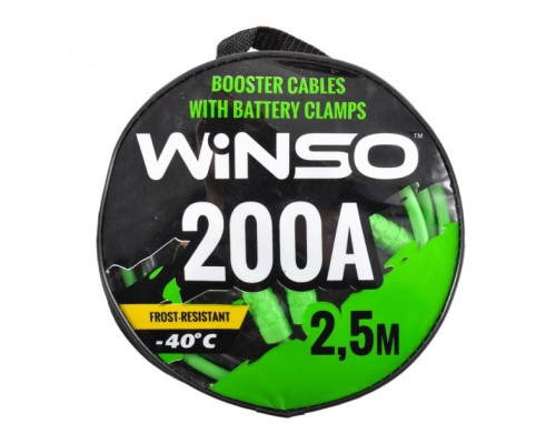 Дроти для запуску для автомобіля WINSO 200А, 2,5м (138210)