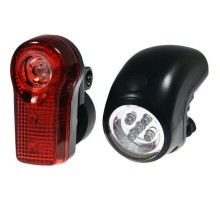 Комплект велофар Good Bike Twins 2 режима 5+3 LED (92306-IS)