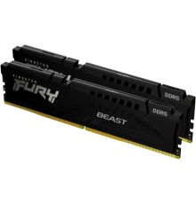 Модуль пам'яті для комп'ютера DDR5 64GB (2x32GB) 6000 MHz Beast Black XMP Kingston Fury (ex.HyperX) (KF560C40BBK2-64)