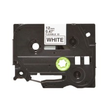Стрічка для принтера етикеток UKRMARK сумісна з TZEFX231. гнучка, 12мм х 8м. black on white (TZeFX231) (900407)