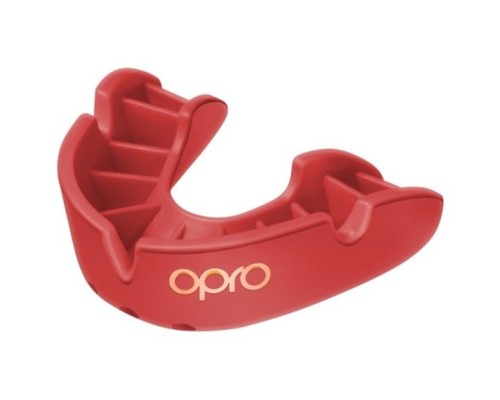 Капа Opro Bronze дитяча (вік до 10) Red (art.102501003) (Bronze_JR_Red)